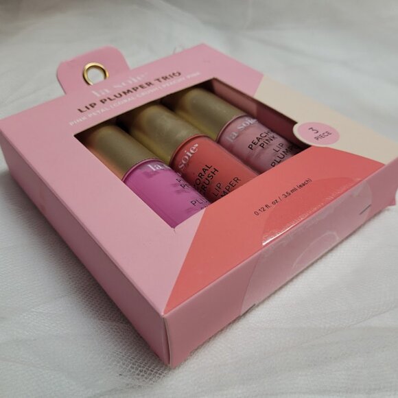La Soie Lip Plumper Trio New Set of Three 12 oz 3.5 ml ea - Picture 3 of 6